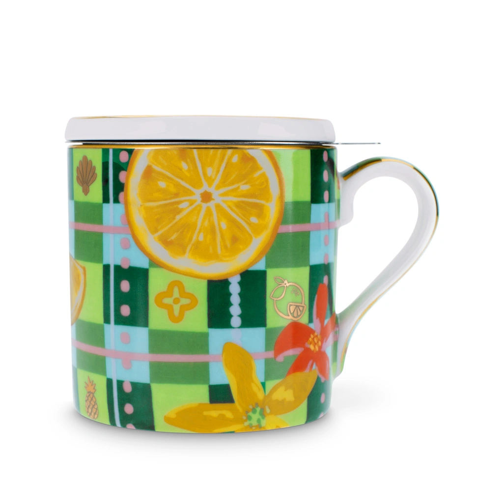 Never Ending Summer Mug W Infuser Oranges